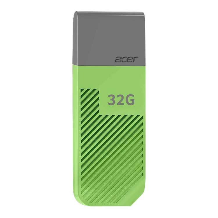 فلش مموری ایسر مدل UP300 ظرفیت 32 گیگابایت، رابط USB 3.2 Gen1، سرعت خواندن 120 مگابایت بر ثانیه، بدنه سبک و مقاوم، سازگار با ویندوز، مک و لینوکس، مناسب انتقال سریع و ذخیرهسازی دادههای حجیم