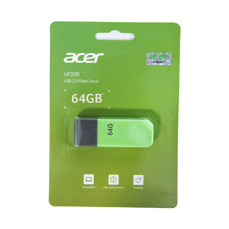 فلش مموری ایسر مدل UP200 ظرفیت 64 گیگابایت با رابط USB 2.0