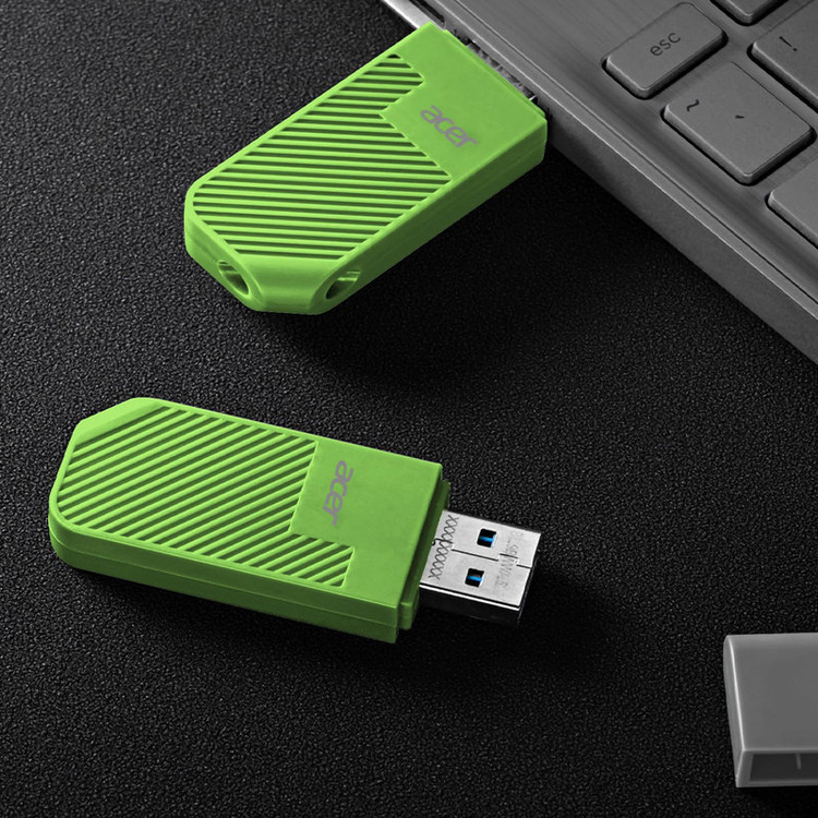 فلش مموری 16 گیگابایت ایسر مدل UP300 با رابط USB 3.2 Gen1 Type-A و بدنه پلاستیکی