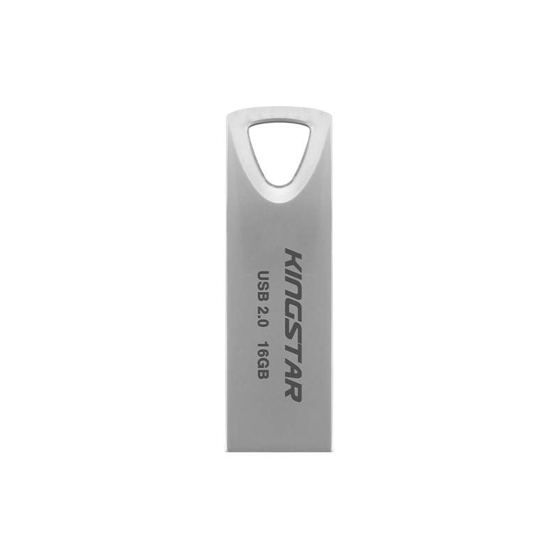 فلش مموری کینگ استار مدل KS222 ظرفیت 16 گیگابایت با رابط USB 2.0، بدنه فلزی مقاوم در برابر آب، شوک، لرزش و گرد و غبار