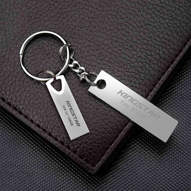 فلش مموری کینگ استار مدل KS222 ظرفیت 16 گیگابایت با رابط USB 2.0، بدنه فلزی مقاوم در برابر آب، شوک، لرزش و گرد و غبار