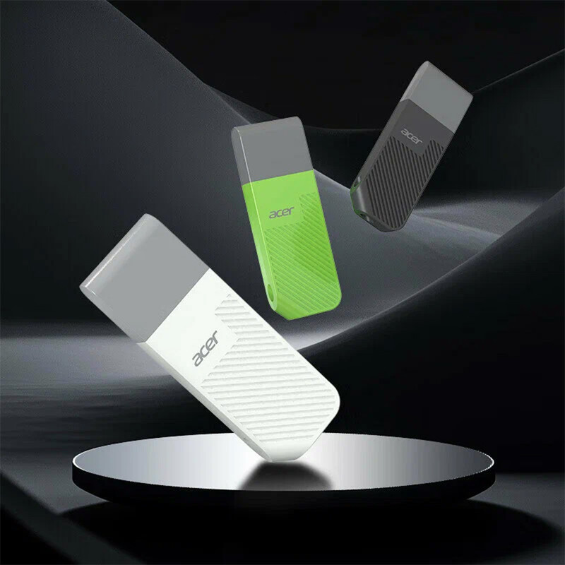 فلش مموری 128 گیگابایت ایسر مدل UP300 با رابط USB نسخه 3.2 نسل 1 از نوع Type-A و بدنه سیلیکونی