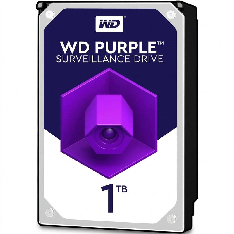 هارد دیسک اینترنال وسترن دیجیتال با رابط SATA 3.0 مدل Purple WD10PURZ ظرفیت 1 ترابایت