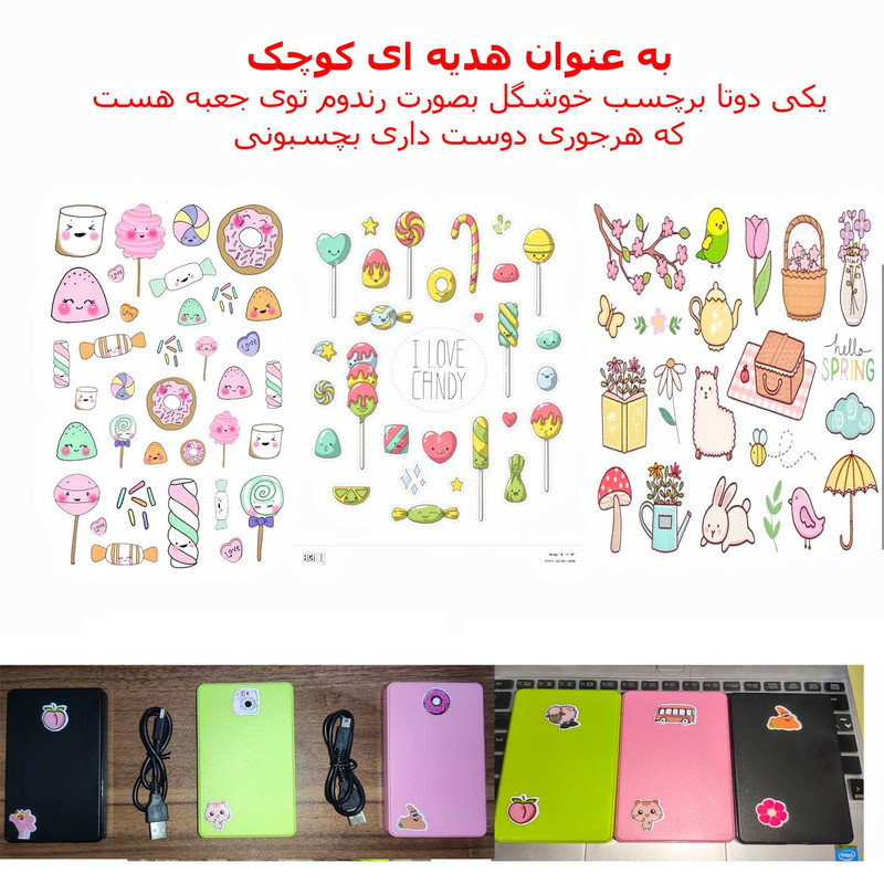 هارد دیسک اکسترنال اِلاُ مدل happy MAHI Fast ظرفیت یک ترابایت