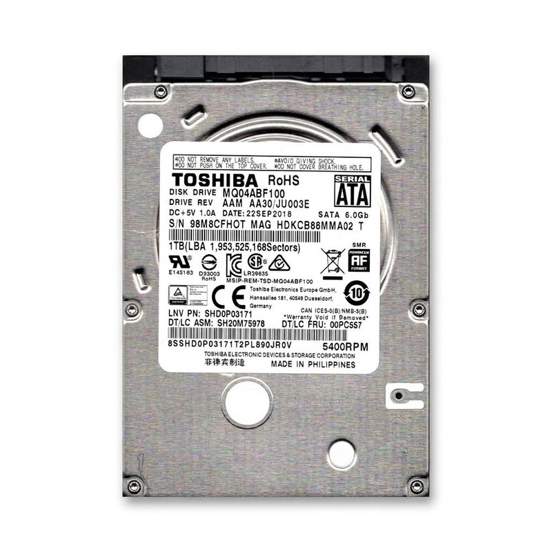 هارددیسک اینترنال توشیبا مدل MQ04abf100 ظرفیت 1 ترابایت