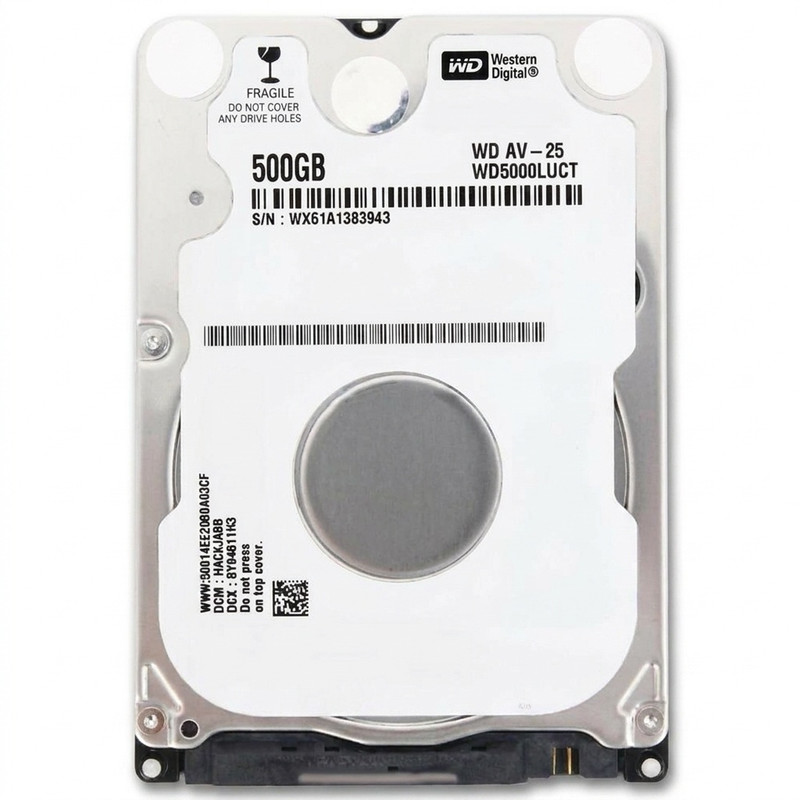 هارددیسک وسترن دیجیتال مدل WD5000LUCT ظرفیت 500 گیگابایت