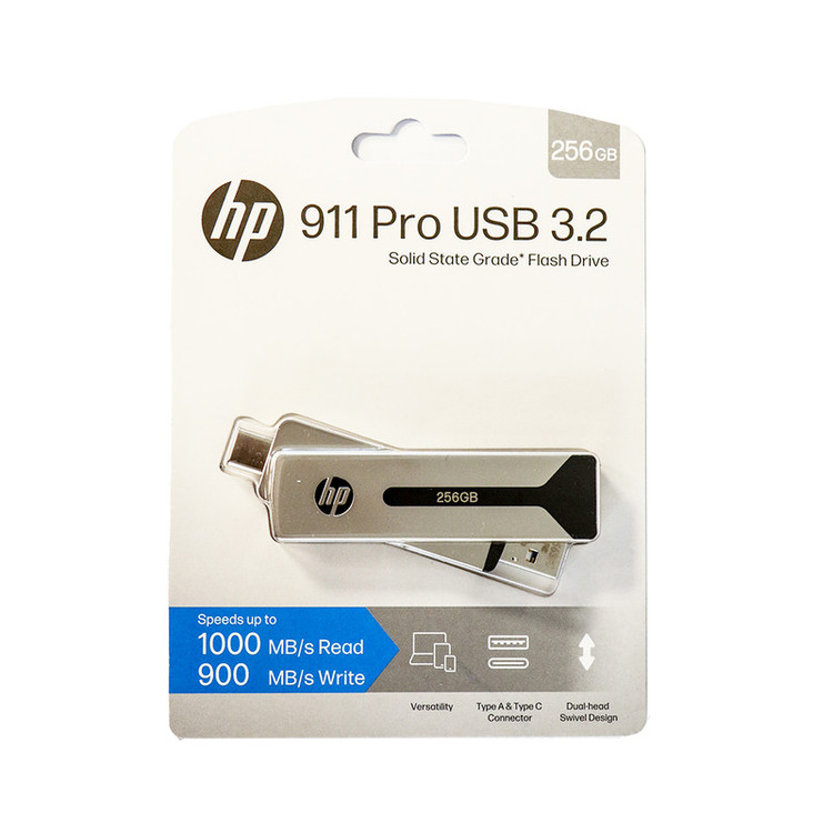 اس اس دی اکسترنال اچ پی مدل 911PRO ظرفیت 256 گیگابایت رابط USB 3.2 Gen2