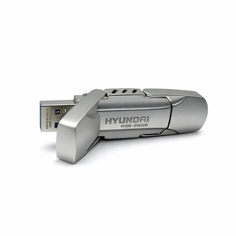 اس اس دی اکسترنال هیوندای مدل H100 ظرفیت 256 گیگابایت رابط USB 3.2 Gen2
