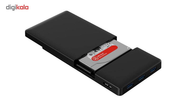 قاب اکسترنال هارددیسک 2.5 اینچی USB 3.0 اوریکو مدل 2588H3 به همراه هاب