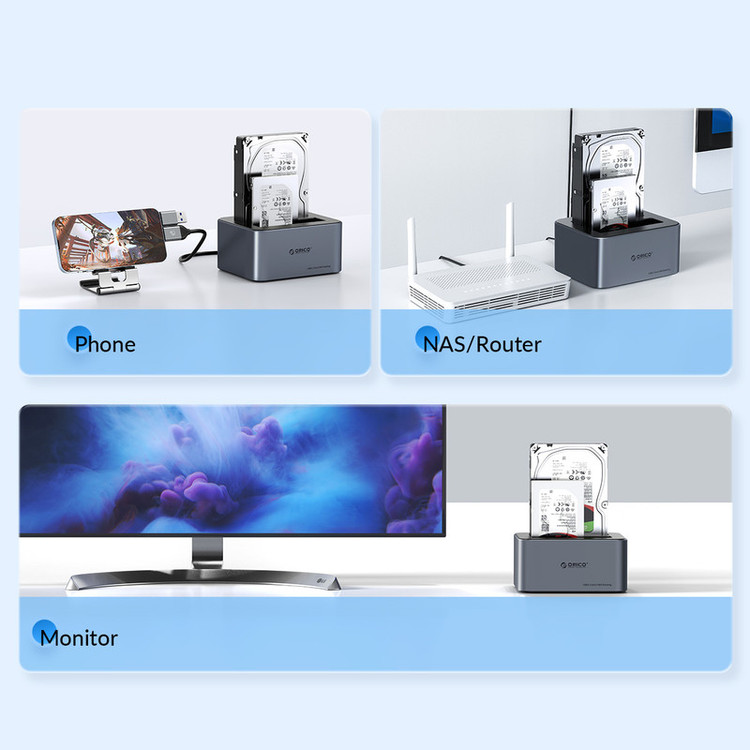 قاب هارد اکسترنال USB -C اوریکو مدل 6616C3