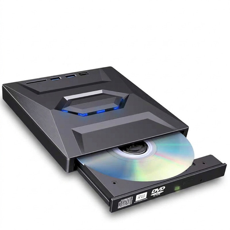 درایو DVD/RW اکسترنال هاب مدل B21-Y 5 IN 1 TYPE-C/USB 3