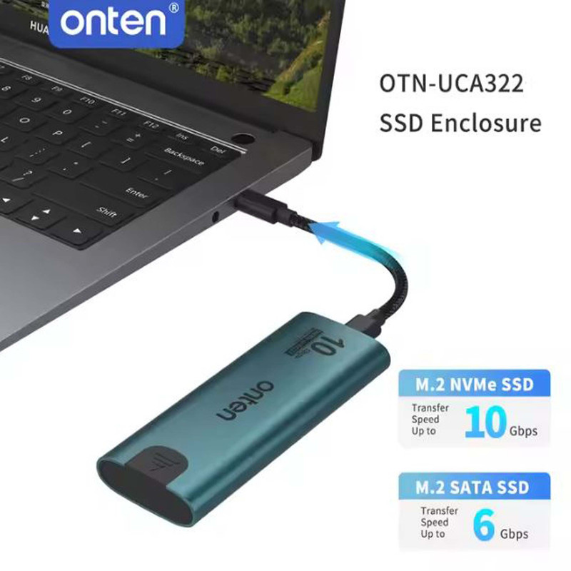 قاب هارد NVMe M.2 SSD اونتن مدل OTN-UCA322
