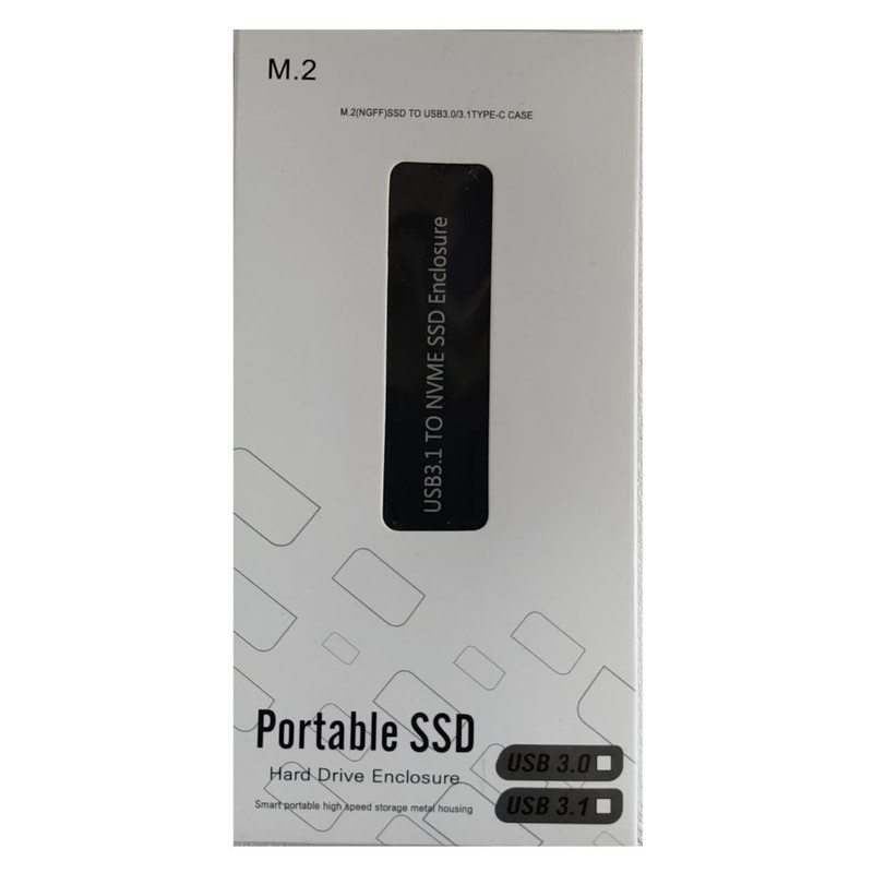 باکس هارد M.2 NVME مدل USB 3.1