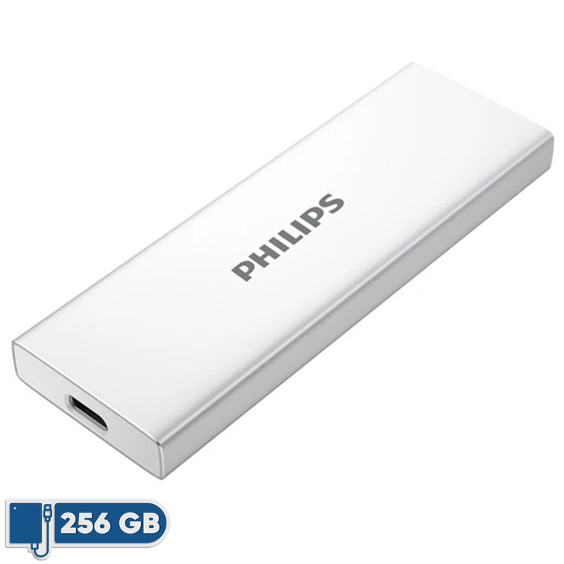اس اس دی اکسترنال فیلیپس مدل FM61PS025S ظرفیت 256 گیگابایت رابط USB 3.2 Gen2