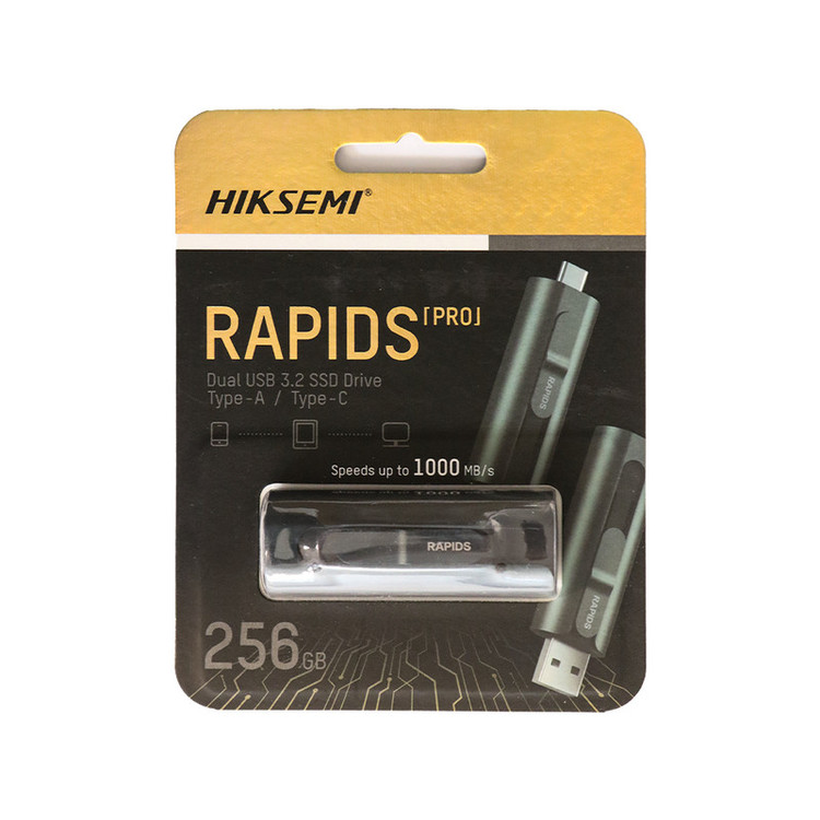 اس اس دی اکسترنال هایک سمی مدل Rapids Pro S1000 ظرفیت 256 گیگابایت رابط USB 3.2 Gen2