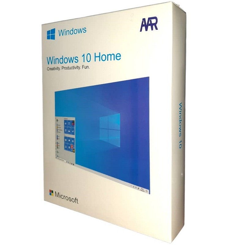 سیستم عامل ویندوز 10 نسخه Home - لایسنس FULL RETAIL - نشر آورکام