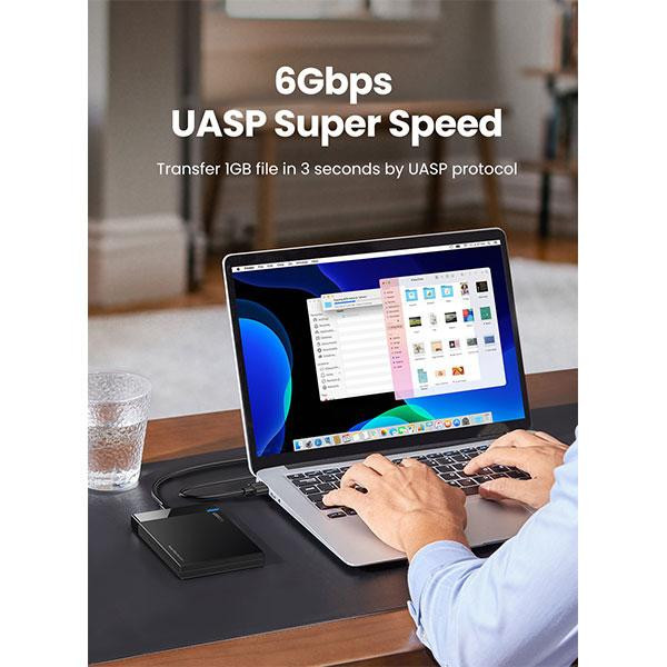 باکس تبدیل USB-C به SATA یوگرین مدل 50743