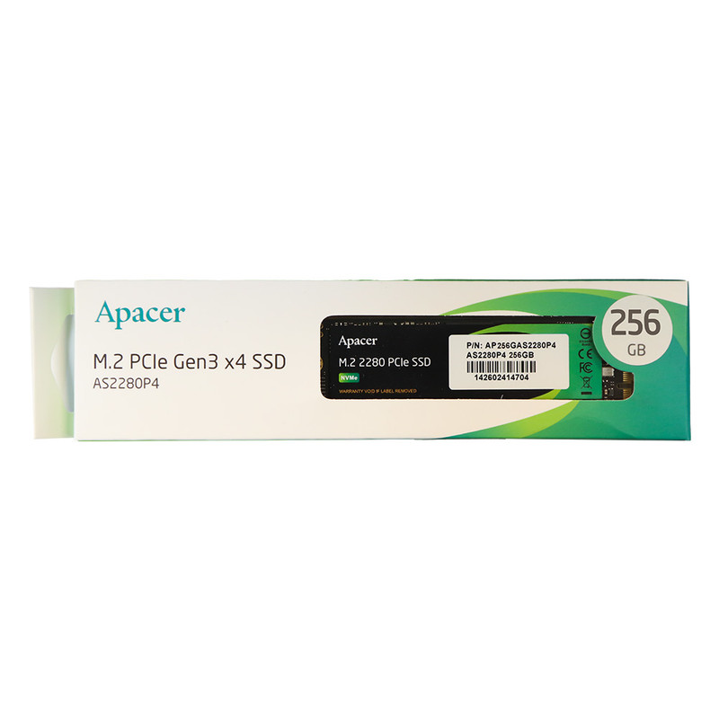 اس اس دی اینترنال PCIe Gen3 x4 اپیسر مدل AS2280P4 ظرفیت 256 گیگابایت