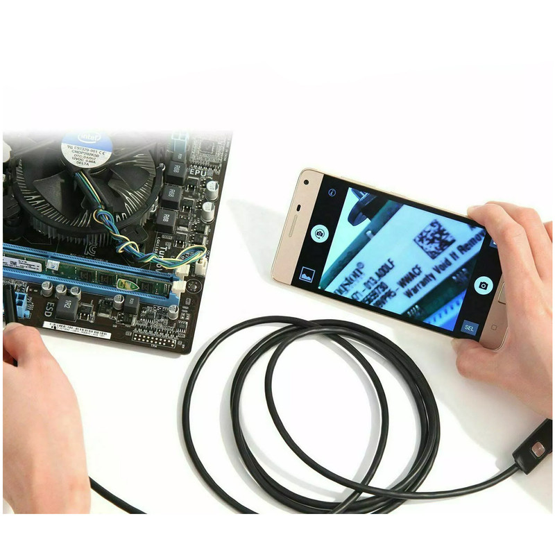 دوربین آندوسکوپی مدل سیم سخت منعطف کد 10M HARD WIRE NEW
