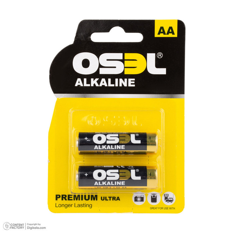 باتری قلمی اوسل مدل Alkaline LR6 AM-3 بسته 40 عددی