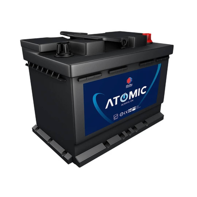 باتری اتمی 12 ولت 60 آمپر خودرو سپاهان باطری مدل L2 60AH ATOMIC