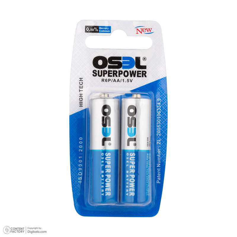 باتری قلمی اوسل مدل Super Power R6P بسته 40 عددی
