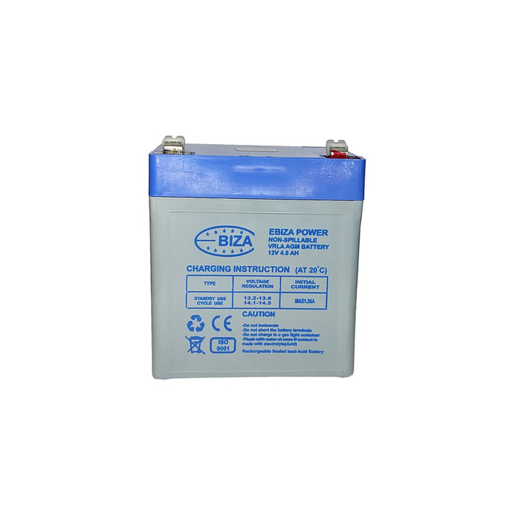 باطری دزدگیر اماکن ابیزا مدل VRLA 4.5AH
