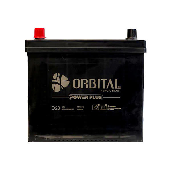 باتری اتمی 12 ولت 60 آمپر خودرو اوربیتال-وان مدل D23 60AH