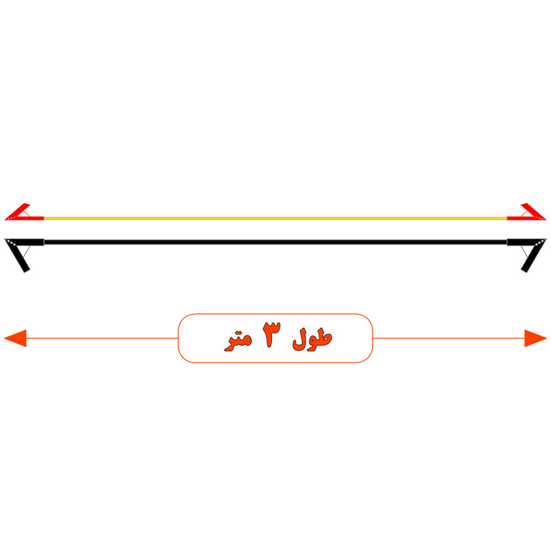 کابل اتصال باتری خودرو مدل Bavaria 950A-3m مجموعه دو عددی