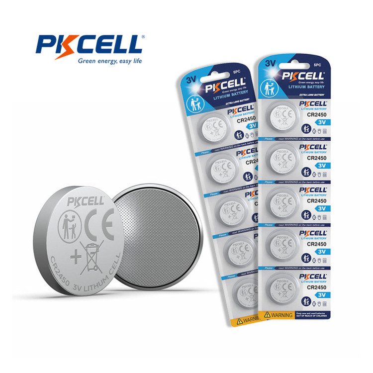 باتری سکه ای پیکی سل مدل CR2450 ولتاژ 3V مجموعه 20 عددی