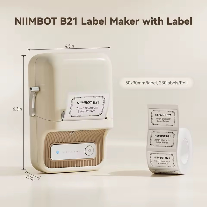 پرینتر لیبل زن نیمبات مدل Niimbotb21S