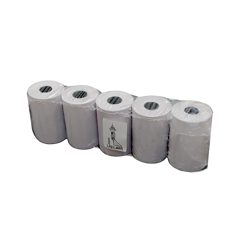 کاغذ پرینتر حرارتی پایتخت رول مدل W80mm بسته 20 عددی