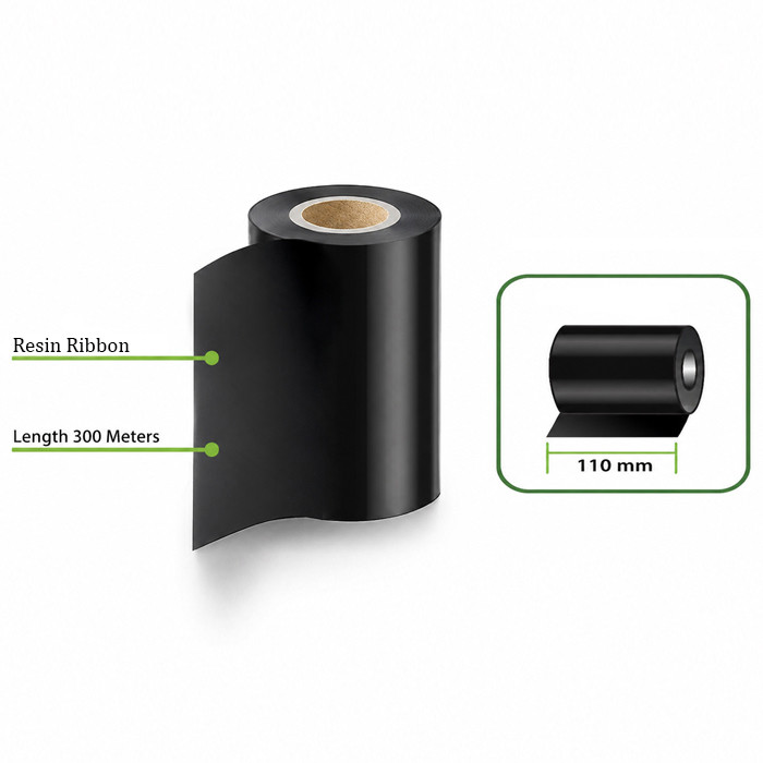 ریبون پرینتر لیبل زن مدل Resin110mm x 300m