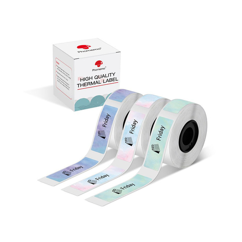 برچسب پرینتر حرارتی فومیمو مدل DCP-P06 بسته 3 عددی