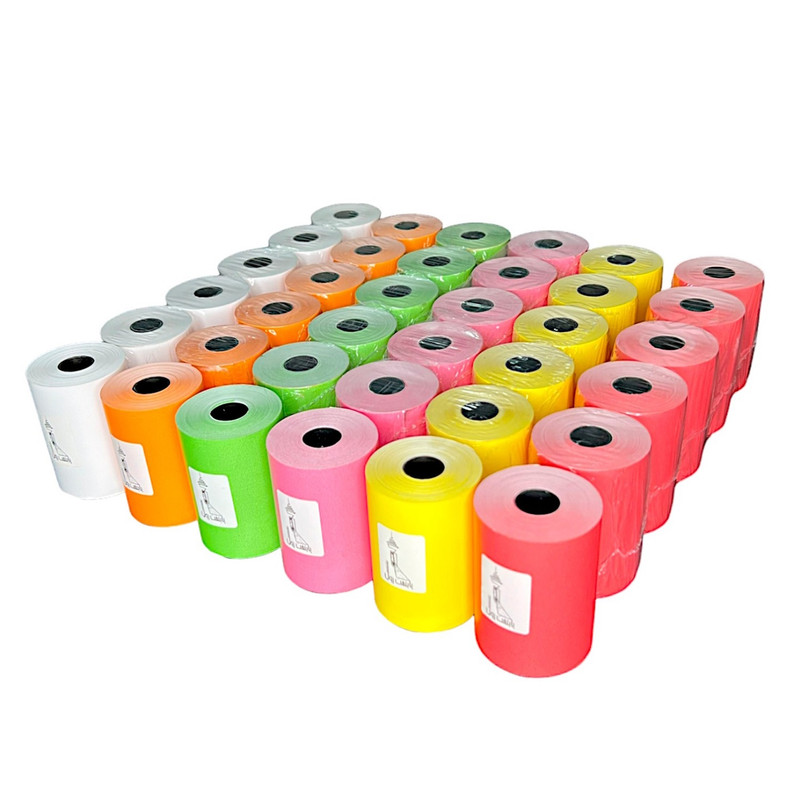 کاغذ پرینتر حرارتی پایتخت رول مدل Mix80mm بسته 30 عددی