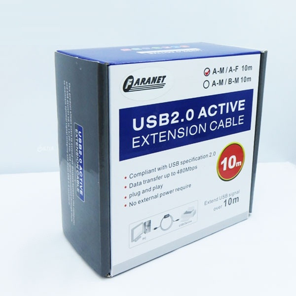 کابل افزایش طول USB 2.0 فرانت مدل FN-U2CF250 طول 25 متر