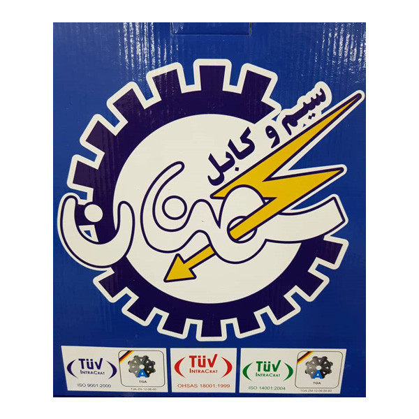 کابل RG59 ترکیبی سیم و کابل سمنان مدل 100 طول 10 متر