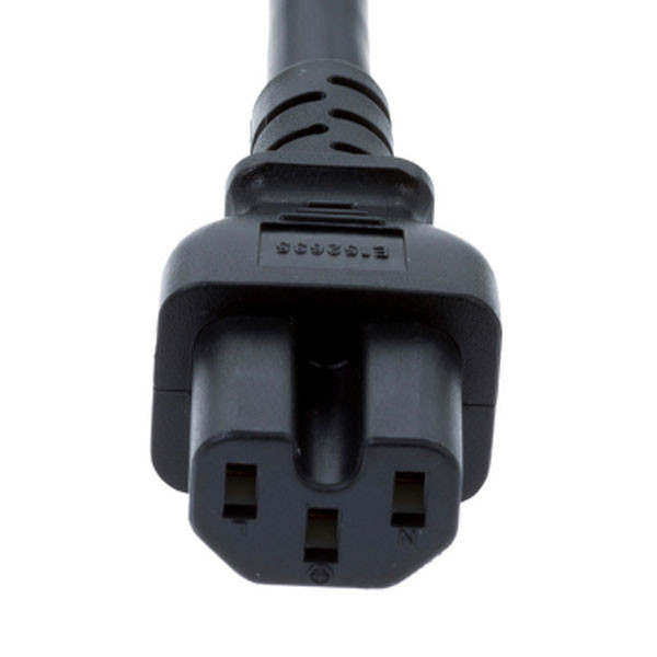 کابل برق 3 پین منبع تغذیه بافو مدل EU-C15 3Cx1.5MM طول 2 متر