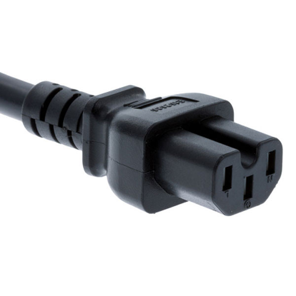 کابل برق 3 پین منبع تغذیه بافو مدل EU-C15 3Cx1.5MM طول 2 متر