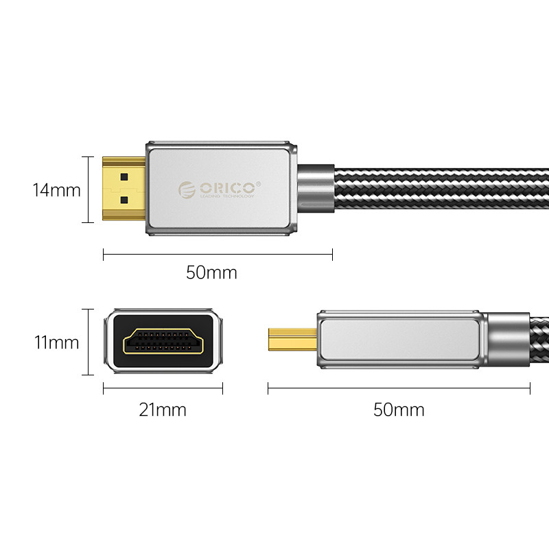 کابل HDMI 8K ورژن ۲.۱ اوریکو مدل H8AY-15