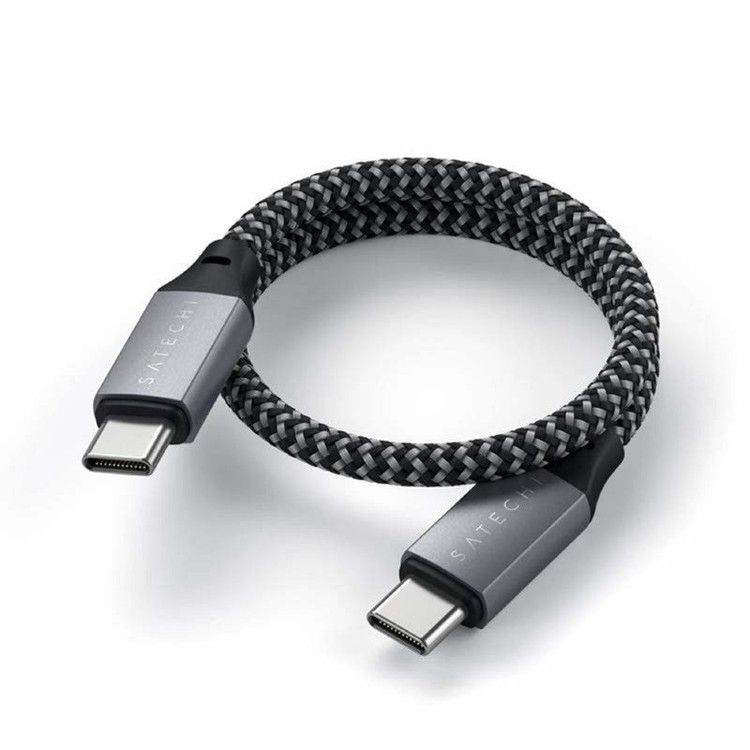 کابل USB-C ساتچی مدل USB4 40GBPS طول 0.8 متر