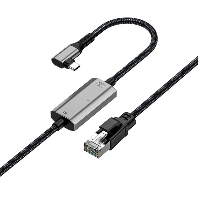 کابل تبدیل RJ45 به USB-C اسمارطور مدل RJ-C-90 طول 1.2 متر