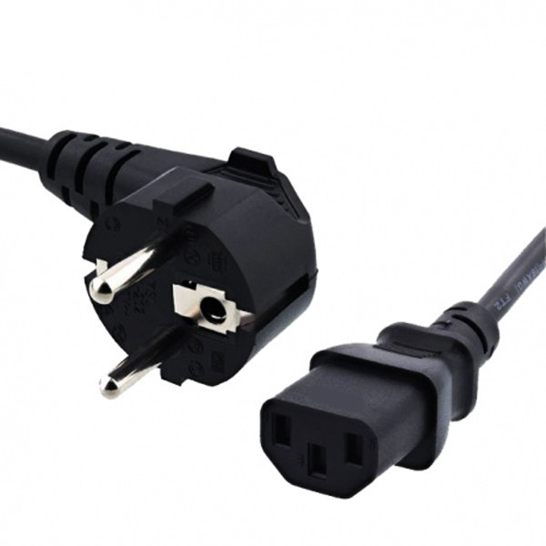 کابل برق 3 پین منبع تغذیه کامپیوتر بافو مدل C13 طول 1.5 متر