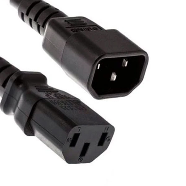 کابل برق بک تو بک بافو مدل 3C*1mm C14-C13 طول 5 متر