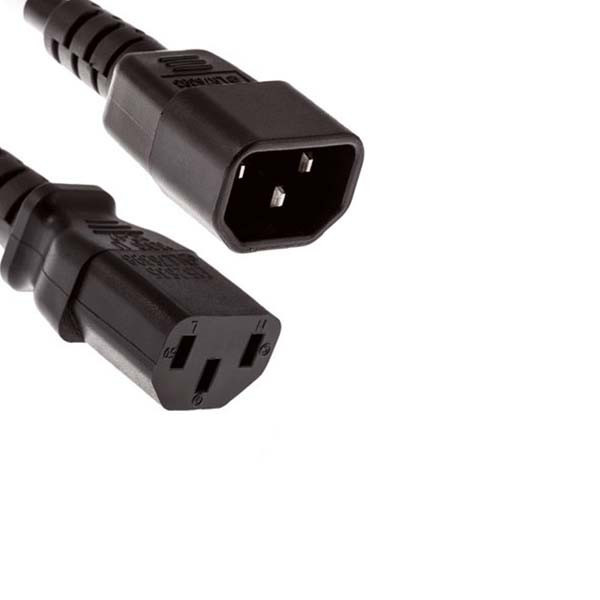 کابل برق بک تو بک بافو مدل 3x1.5 mm-C14-C13 به طول 0.8 متر