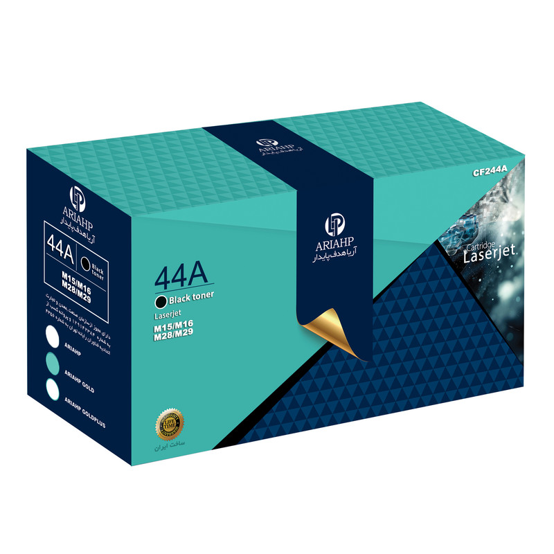 تونر مشکی آریا اچ پی مدل Gold-44A