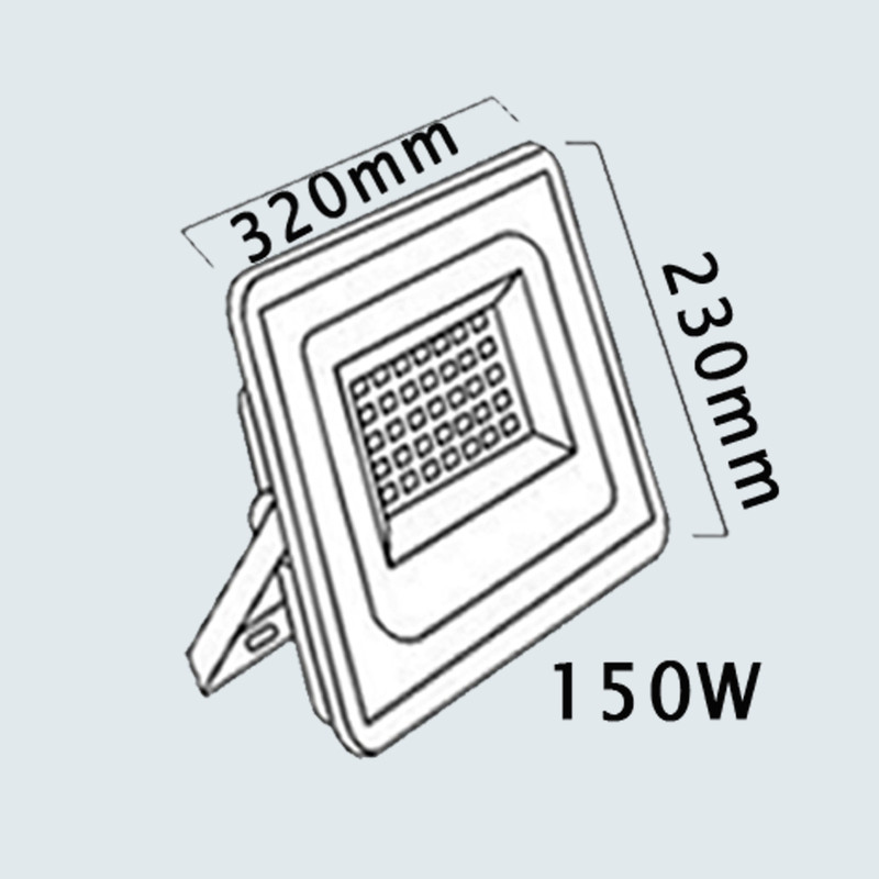 پروژکتور ال ای دی 150 وات پارس شانای مدل IP65 - SMD