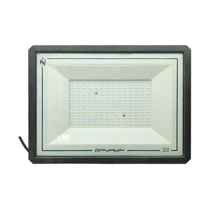 پروژکتور ال ای دی 200 وات شاهچراغ مدل IP65 ABAN