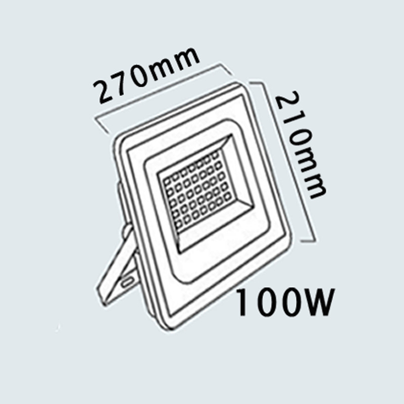 پروژکتور ال ای دی 100 وات پارس شانای مدل IP65 - SMD