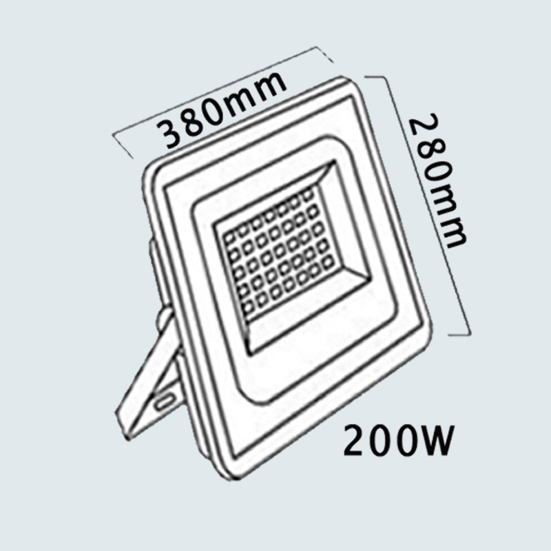 پروژکتور ال ای دی 200 وات پارس شانای مدل IP65- SMD